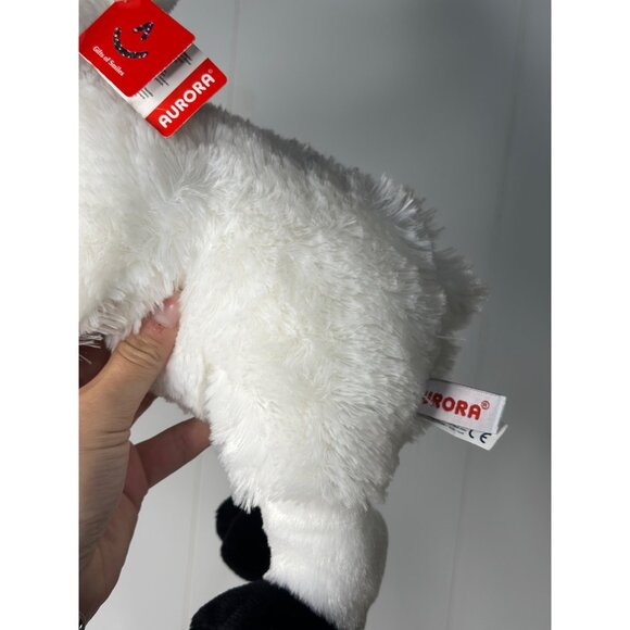 VTG Aurora Gifts of Smile Goat Plush Realistic Stuffed Animal Toy White Black - Picture 4 of 6